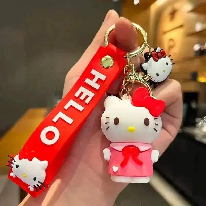 Hello Kitty Keychains Sanrio Kawaii Durable Car Charms - ToylandEU