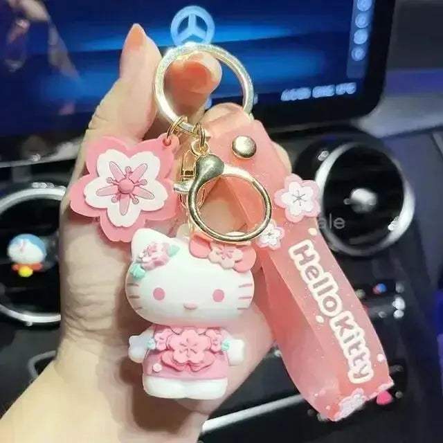 Hello Kitty Keychains Sanrio Kawaii Durable Car Charms - ToylandEU