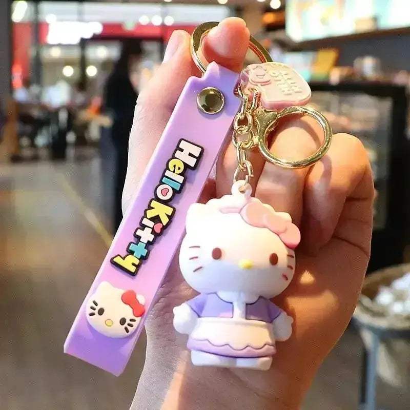 Hello Kitty Keychains Sanrio Kawaii Durable Car Charms - ToylandEU