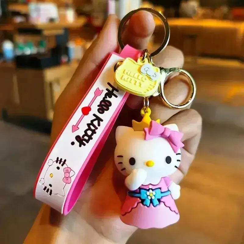 Hello Kitty Keychains Sanrio Kawaii Durable Car Charms - ToylandEU