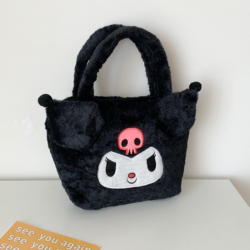 Hello Kitty Plush Backpack with Cute Kuromi and My Melody - ToylandEU