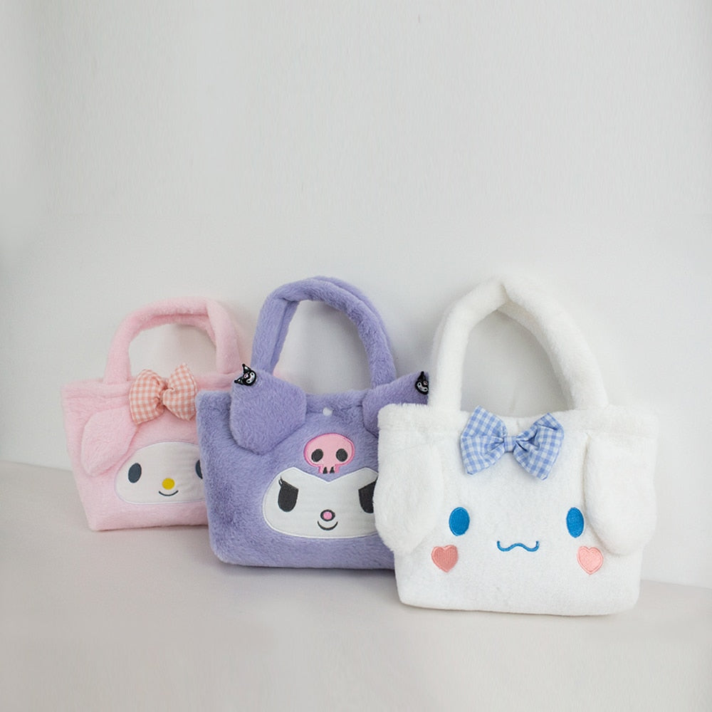 Hello Kitty Plush Backpack with Cute Kuromi and My Melody - ToylandEU