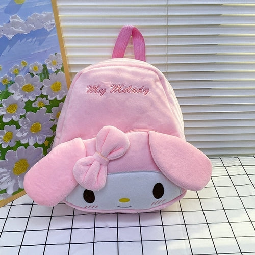 Large Sanrio Plush Bag featuring My Melody, Cinnamoroll, Hello Kitty, and Kulomi - Korean Version ToylandEU.com Toyland EU