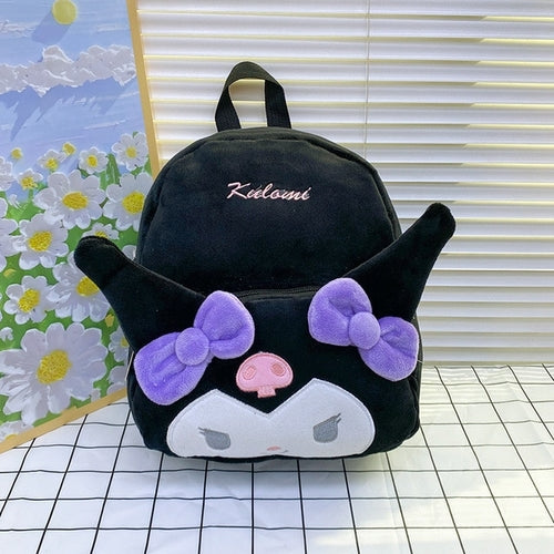 Large Sanrio Plush Bag featuring My Melody, Cinnamoroll, Hello Kitty, and Kulomi - Korean Version ToylandEU.com Toyland EU