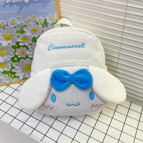 Large Sanrio Plush Bag featuring My Melody, Cinnamoroll, Hello Kitty, and Kulomi - Korean Version ToylandEU.com Toyland EU