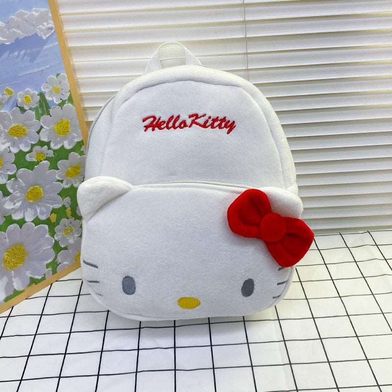 Large Sanrio Plush Bag featuring My Melody, Cinnamoroll, Hello Kitty, and Kulomi - Korean Version - ToylandEU