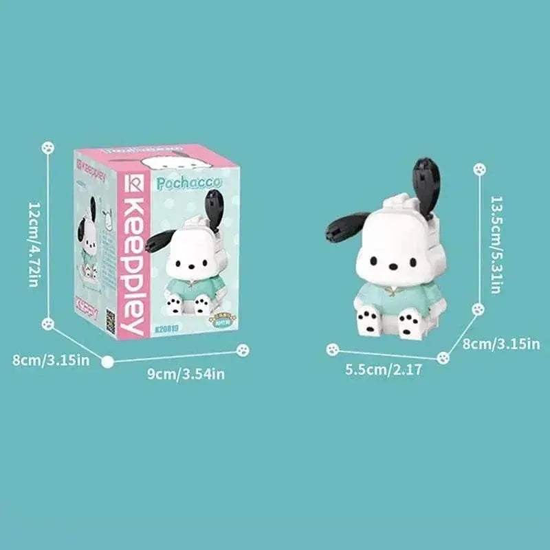 Sanrio Pochacco Building Block Pet Dog Assemble Toys Gifts - ToylandEU