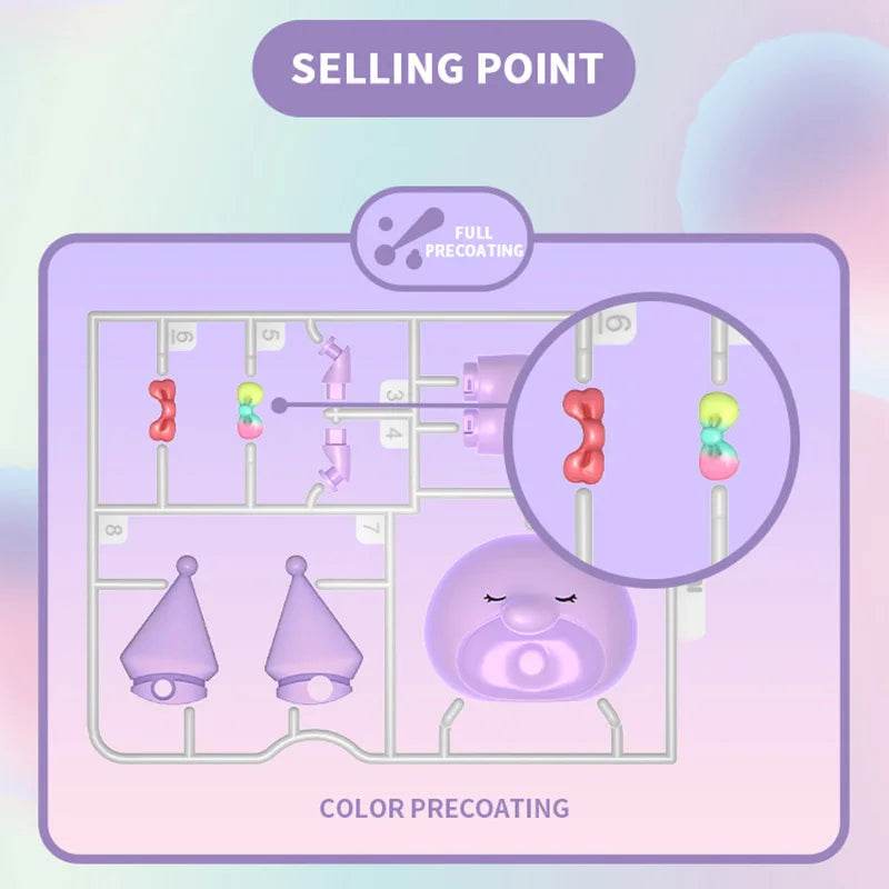 Sanrio Series Building Blocks Cute Unicorn Kuromi My Melody - ToylandEU