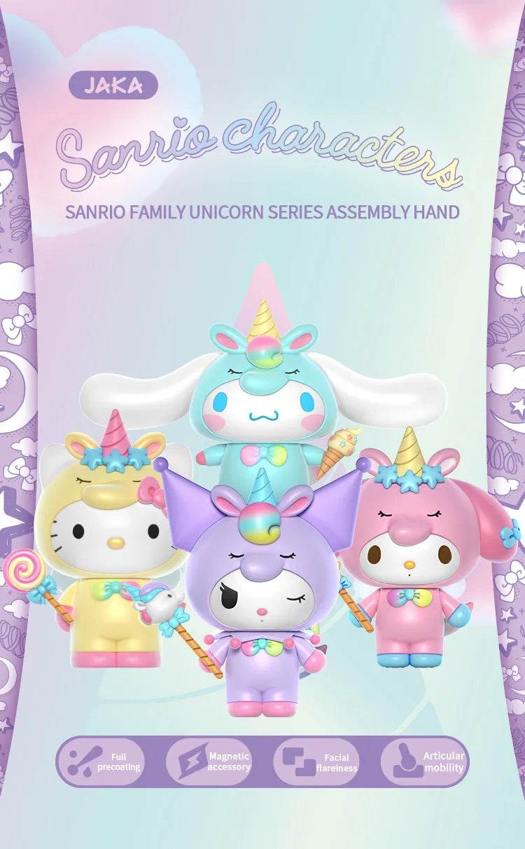 Sanrio Series Building Blocks Cute Unicorn Kuromi My Melody - ToylandEU