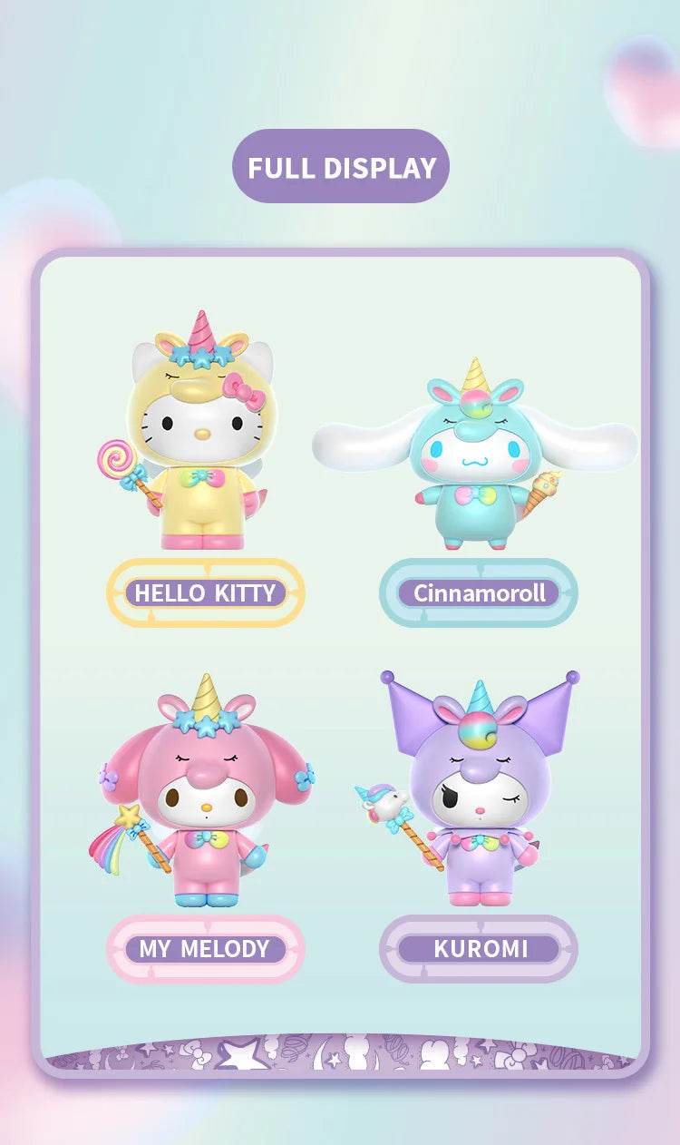 Sanrio Series Building Blocks Cute Unicorn Kuromi My Melody - ToylandEU