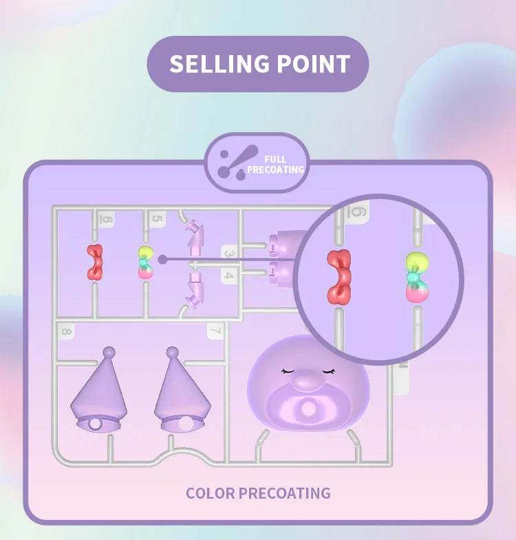 Sanrio Series Building Blocks Cute Unicorn Kuromi My Melody - ToylandEU