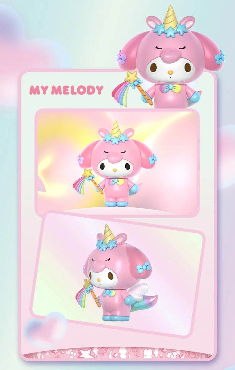 Sanrio Series Building Blocks Cute Unicorn Kuromi My Melody - ToylandEU