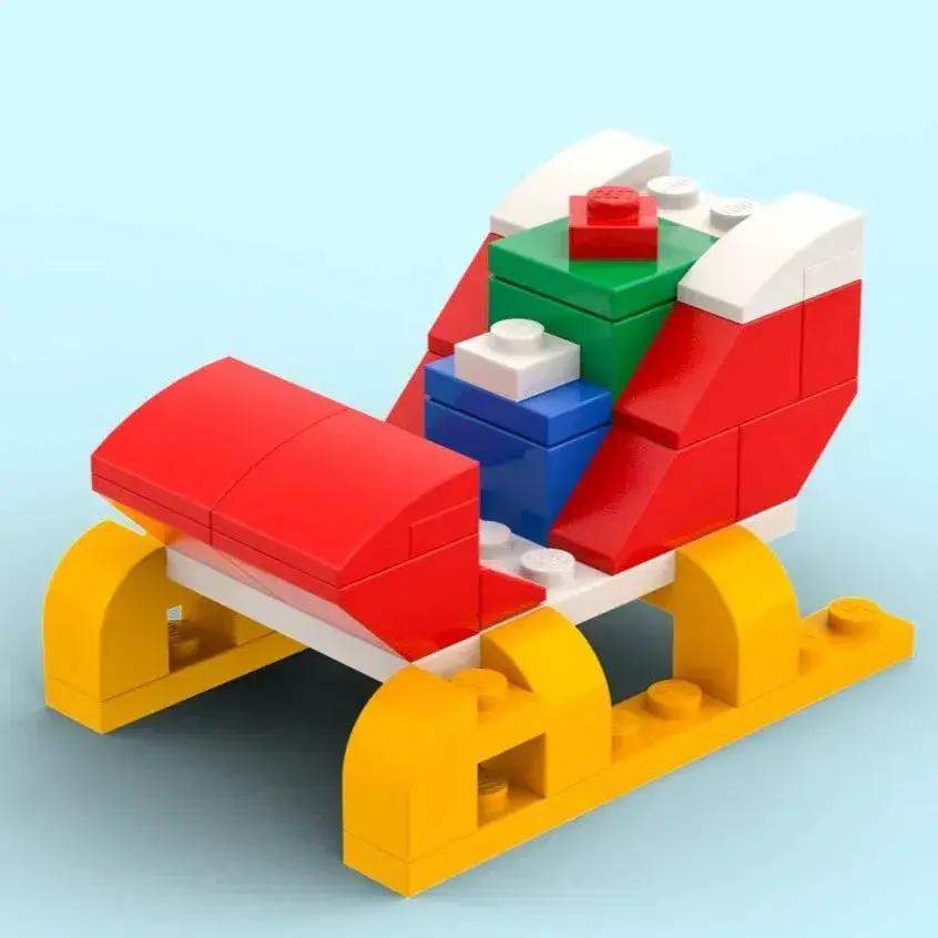 Santa Christmas Sleigh - Custom Set - ToylandEU