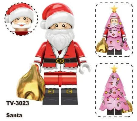 Santa Claus Custom Minifigure – Bring Holiday Cheer to Your LEGO Collection - ToylandEU