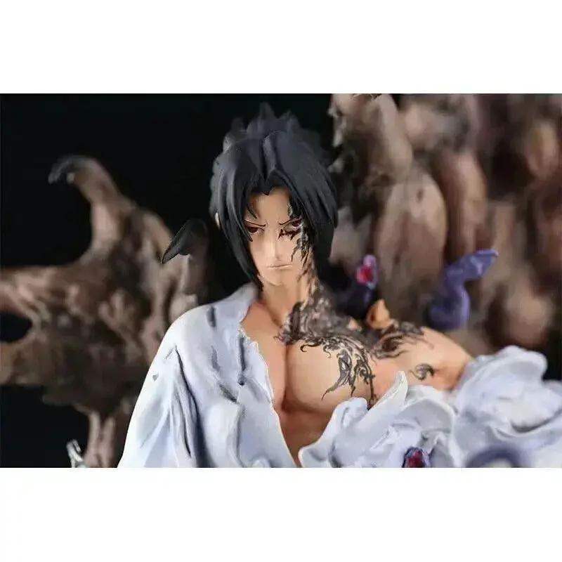 Sasuke Uchiha Figure, Cursed Seal Of Heaven Figurine, Anime Gifts 31cm/12in - ToylandEU