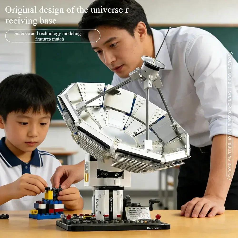  Satellite Dish Model Kit Space Building Blocks For Kids -  ToylandEU™