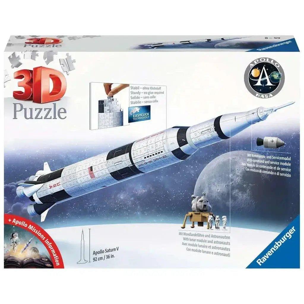  Saturn V Rocket 3D Jigsaw Puzzle NASA 504 Premium -  ToylandEU™