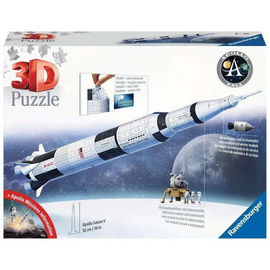  Saturn V Rocket 3D Jigsaw Puzzle NASA 504 Premium -  ToylandEU™