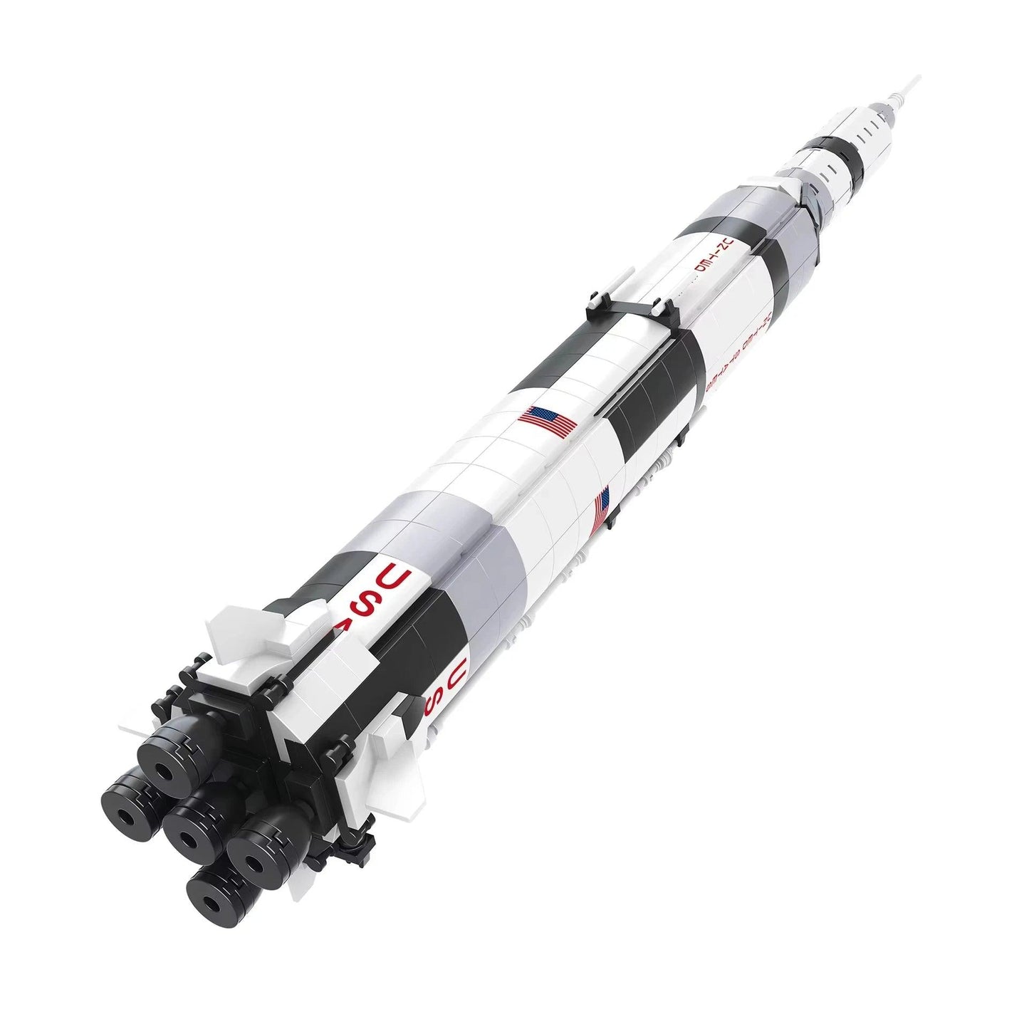  Saturn V Rocket Building Blocks 602 Pieces Toylandeu 