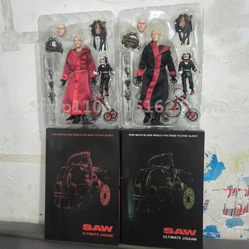 Saw Jigsaw Red Robe Action Figure Deluxe Statue Collectible - ToylandEU
