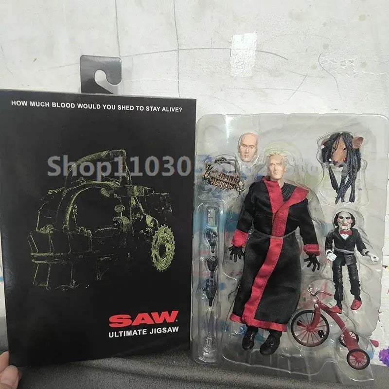 Saw Jigsaw Red Robe Action Figure Deluxe Statue Collectible - ToylandEU