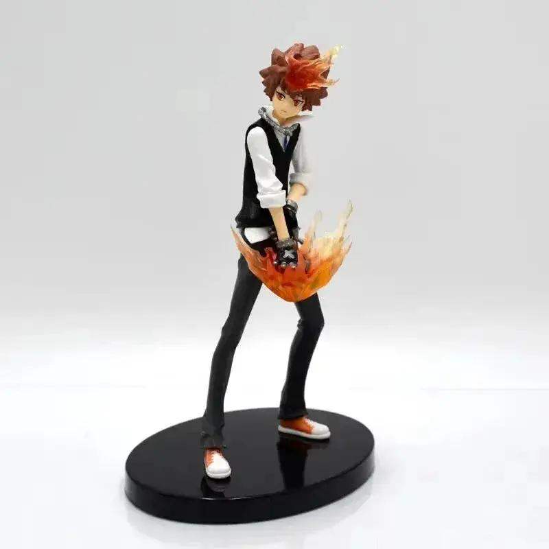 Sawada Tsunayoshi Anime Figure, Katekyo Hitman Reborn Figurines Action PVC Statue 19 cm - ToylandEU