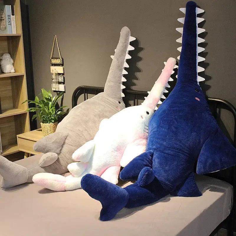 Sawtooth Shark Plush Toy Pillow For Cozy Sleep And Play -  ToylandEU™