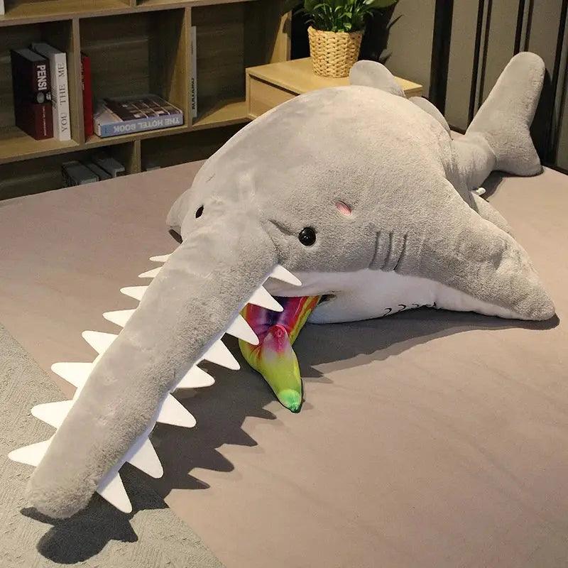  Sawtooth Shark Plush Toy Pillow For Cozy Sleep And Play -  ToylandEU™