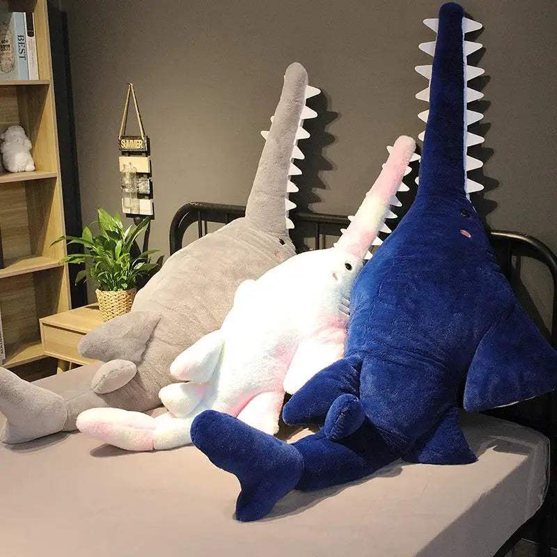  Sawtooth Shark Plush Toy Pillow For Cozy Sleep And Play -  ToylandEU™