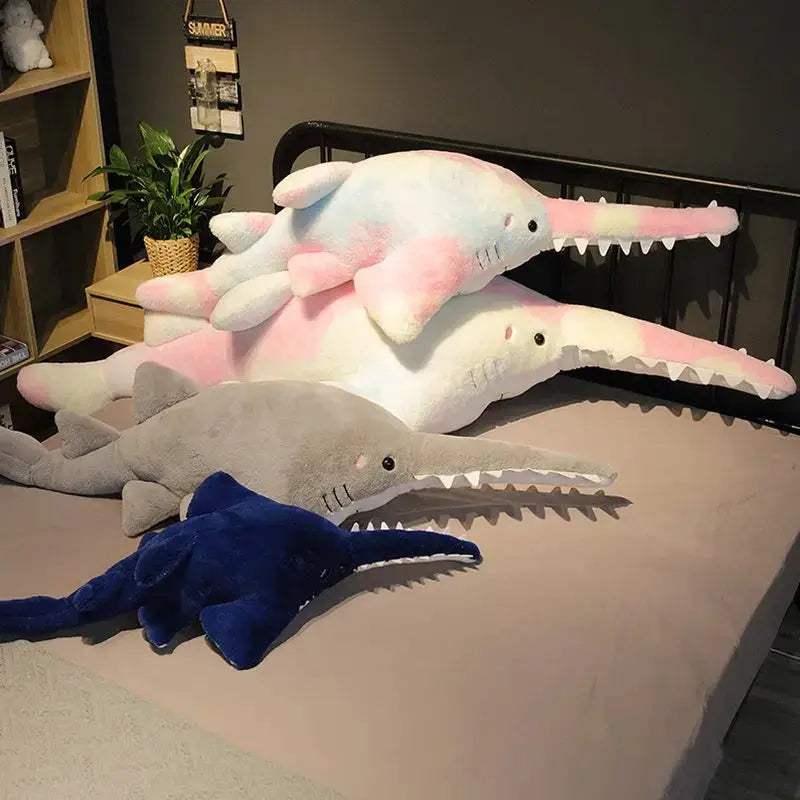  Sawtooth Shark Plush Toy Pillow For Cozy Sleep And Play -  ToylandEU™