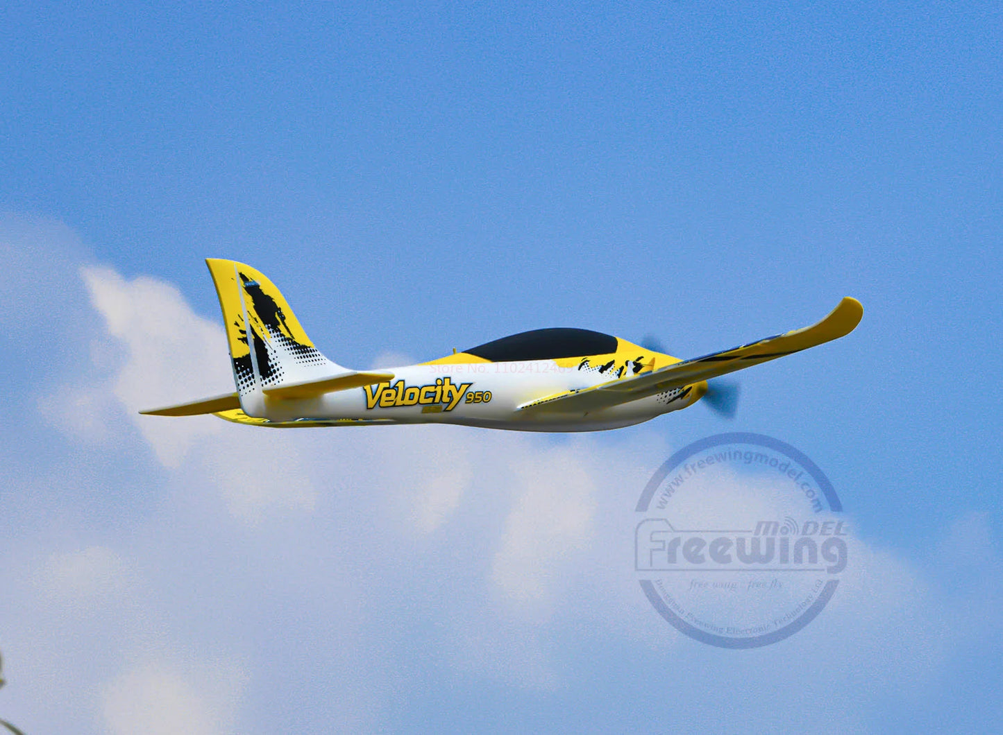 RC Freewing Velocity Patrol Racing RC Airplane - Fixed Wing Model with 6 Channels