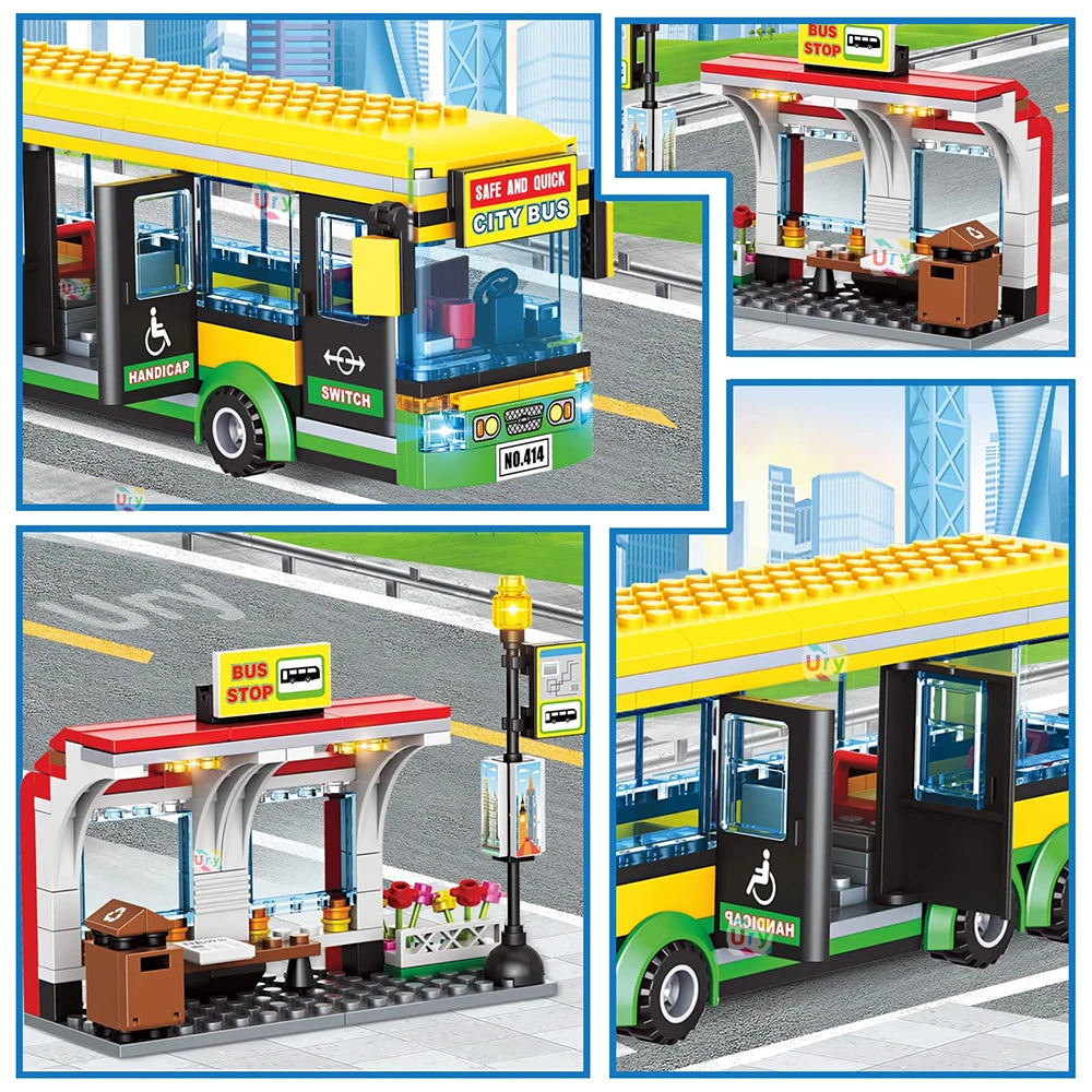 Yellow School Bus for City Passenger Transportation - ToylandEU