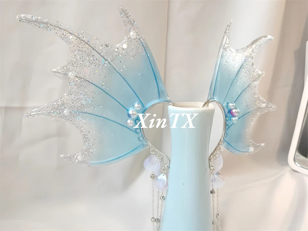 Mermaid Tail Swimsuit | Custom Size | Mermaid Ears Included | Festival Ready