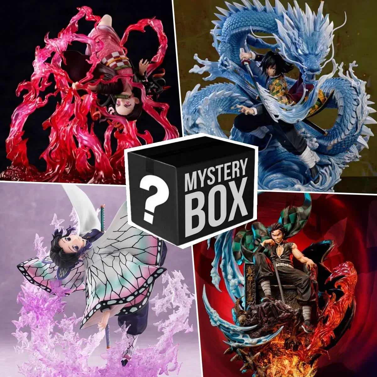 Demon Slayer Mystery Box PVC Figures Surprise Pack