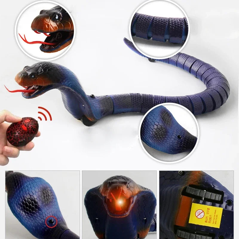 Remote-Controlled Electric Snake Toy - Fun Prank for Kids & Pets