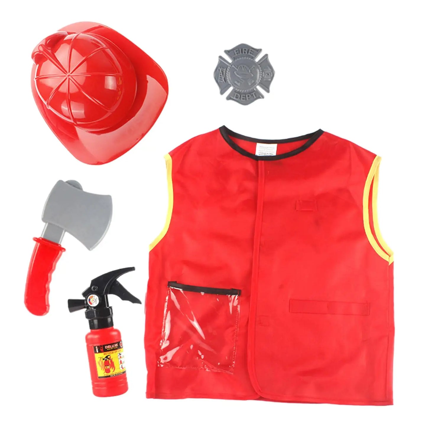 Kids Firefighter Costume - Fun Role Play & Learning for Toddlers