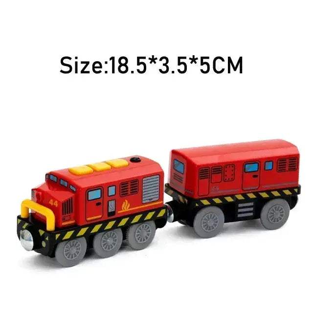 RC Electric Train Set With Diecast Locomotive And Magnetic Track - ToylandEU