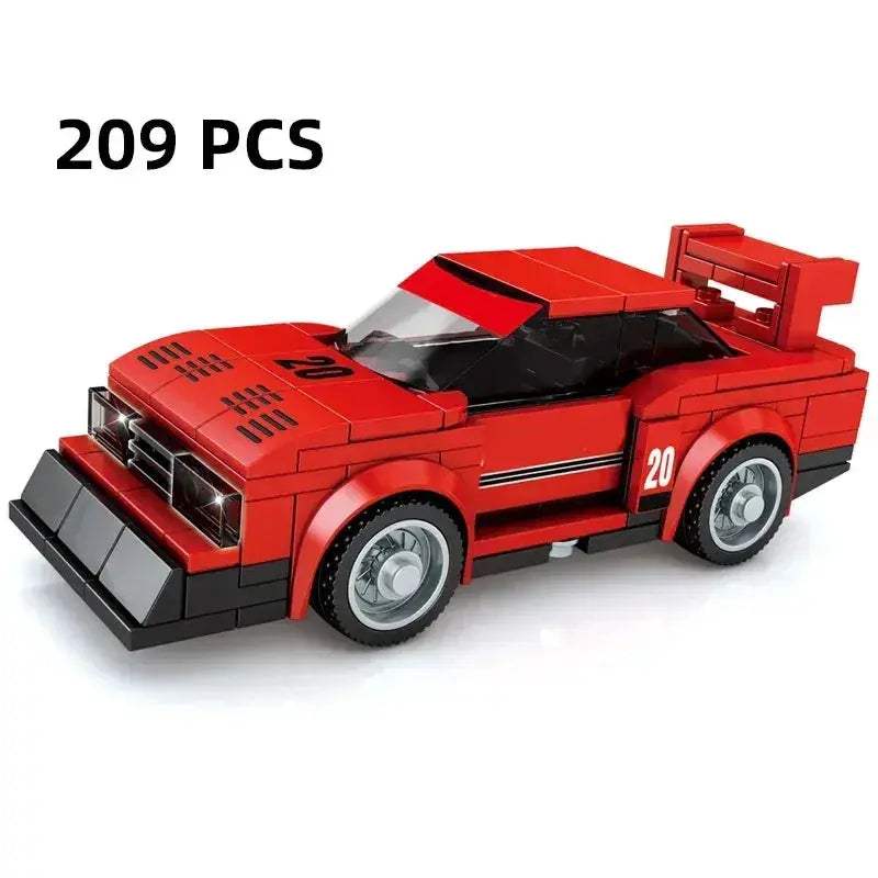 MOC Racing Car Lego Compatible Building Blocks Set For Kids - ToylandEU