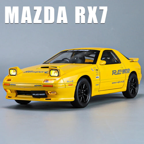 1:24 INITIAL D Mazda RX7 RX-7 Supercar Alloy Model Car Toy Diecasts ToylandEU.com Toyland EU