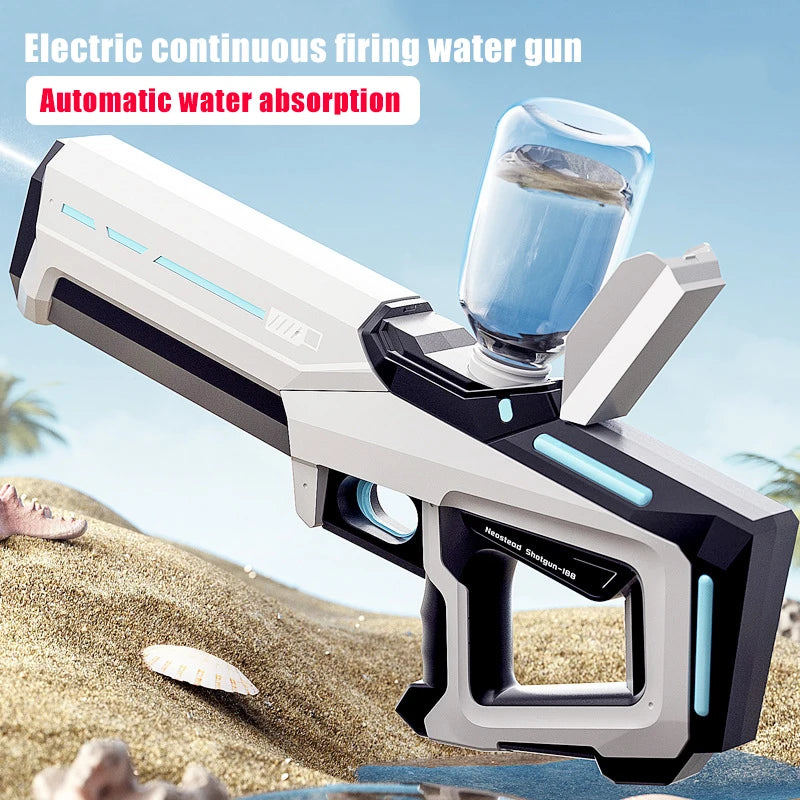 Electric Water Gun | Automatic Water Suction | Lithium Battery Powered | Adults
