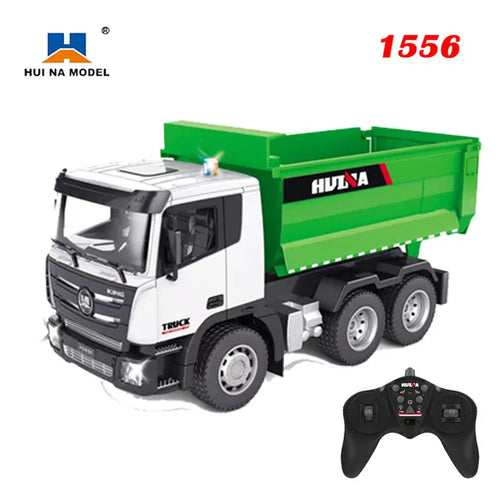 1556 1:18 RC Dump Truck with Hydraulic Rod Design ToylandEU.com Toyland EU
