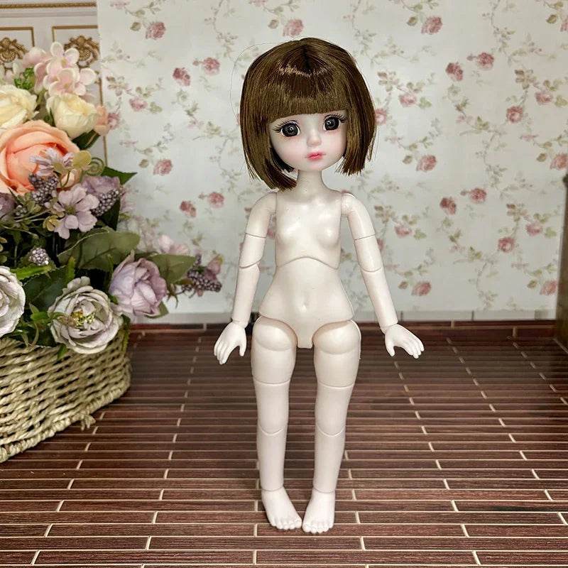 30cm Dolls For Girl Dolls 1/6 Starry Grey Blue Eyes Fashion - ToylandEU