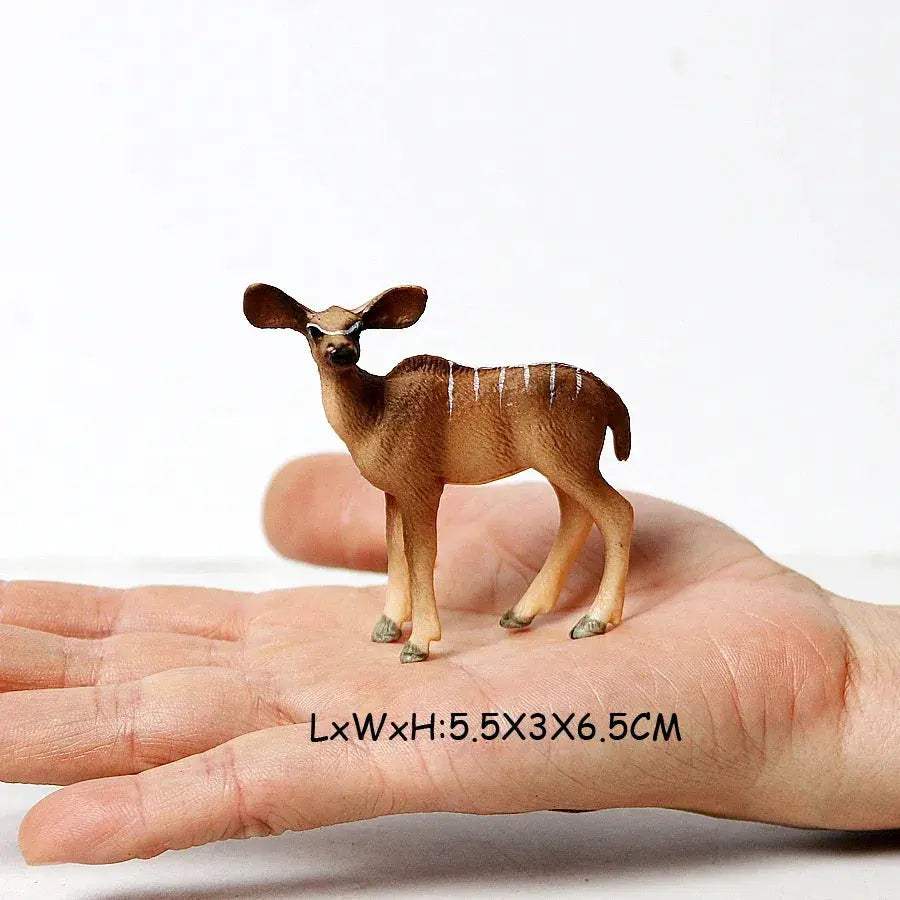 Realistic Farm Animal Figures Set Sheep Goat Antelope Models - ToylandEU
