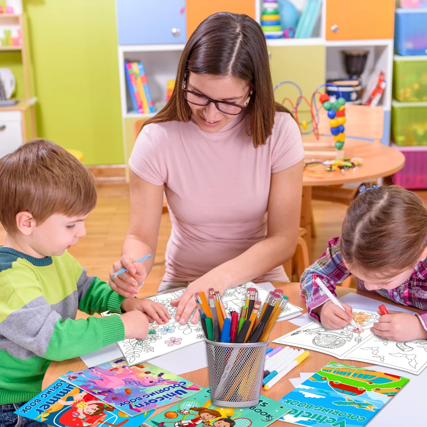 Premium Bulk Mini Coloring Books For Kids Ages 2-12