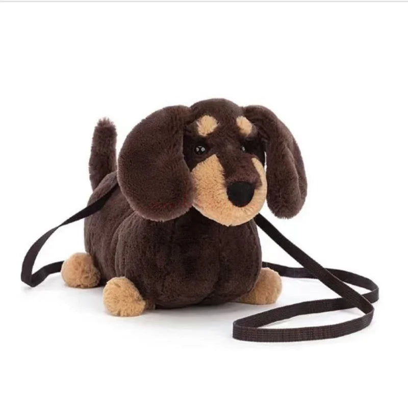 Surprise Birthday Gift: Cute Plush Dog Doll Bag for Friends