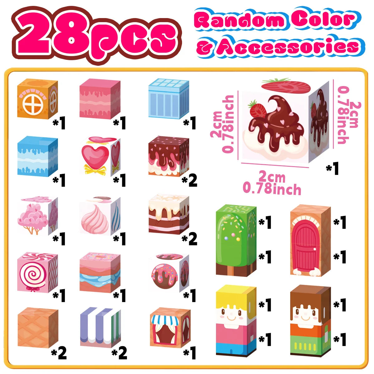 Magnetic Building Blocks | Plastic | Ages 4-6 | Assorted Colors