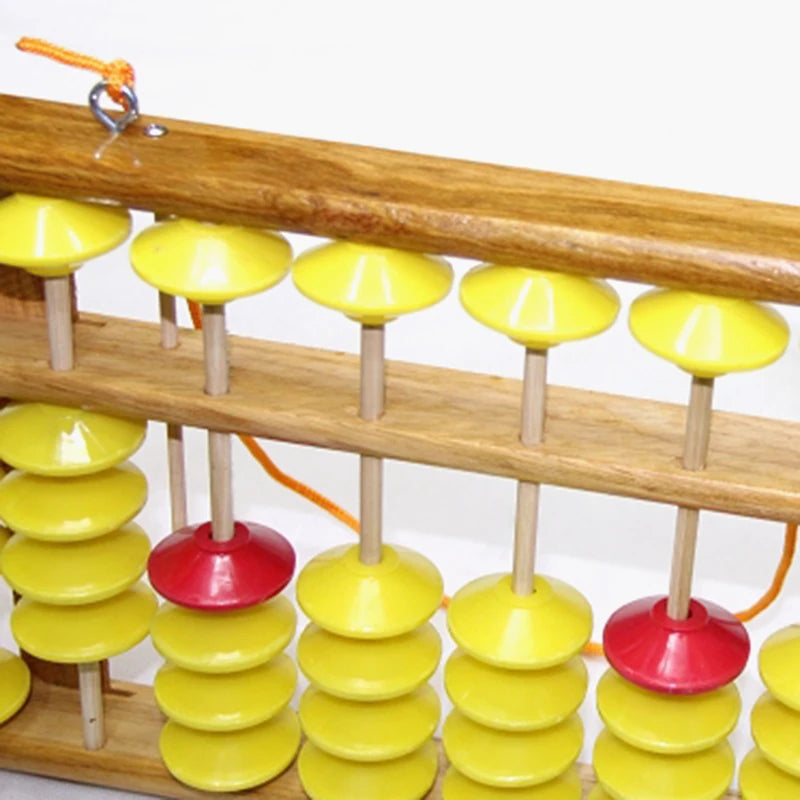 Chinese Abacus 13 Column Wood Hanger Big Size Non-Slip Abacus Chinese - ToylandEU