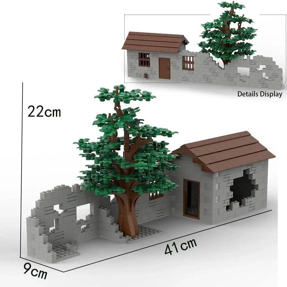 WW2 Military Trench Building Blocks Kit War Scene Toys - ToylandEU