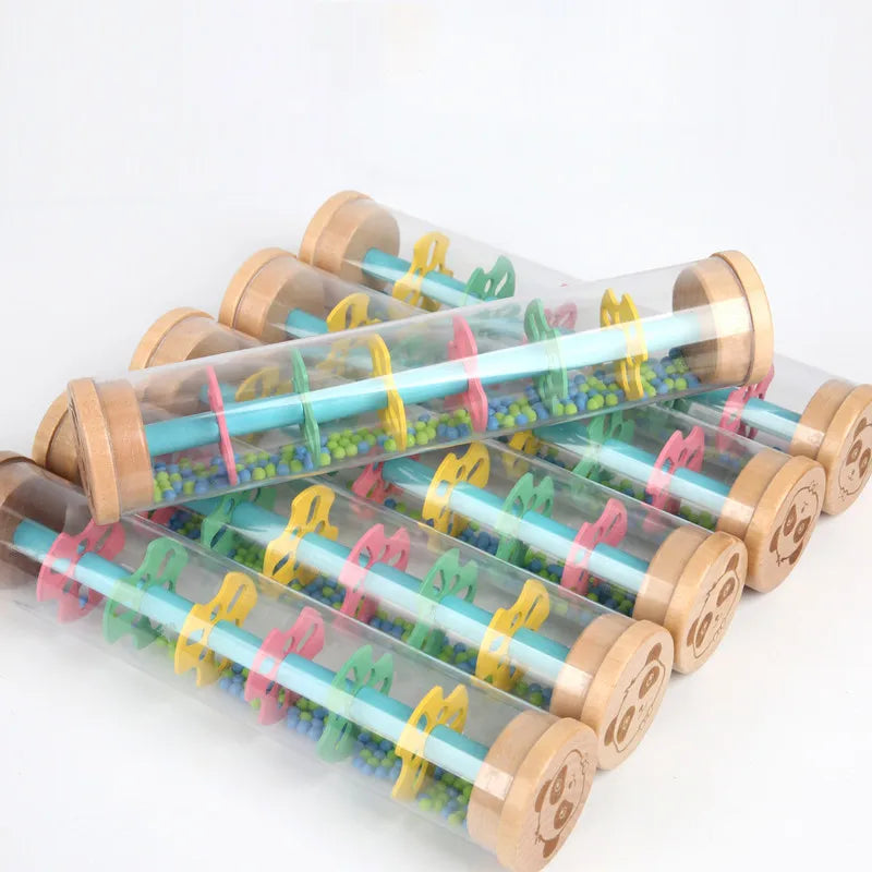 Colorful Musical Baby Rainmaker Rattle - Interactive Montessori Toy ToylandEU.com Toyland EU