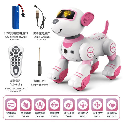 Smart Interactive Wireless Robot Dog Toy with Voice Command and Dance Features ToylandEU.com Toyland EU